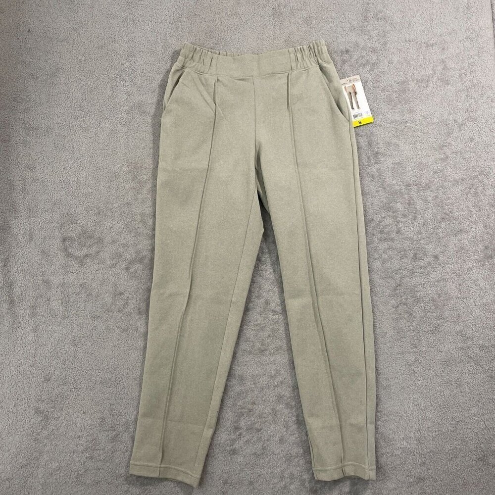 NEW Mondetta Women's S Pintuck Straight Leg Pants Pull on